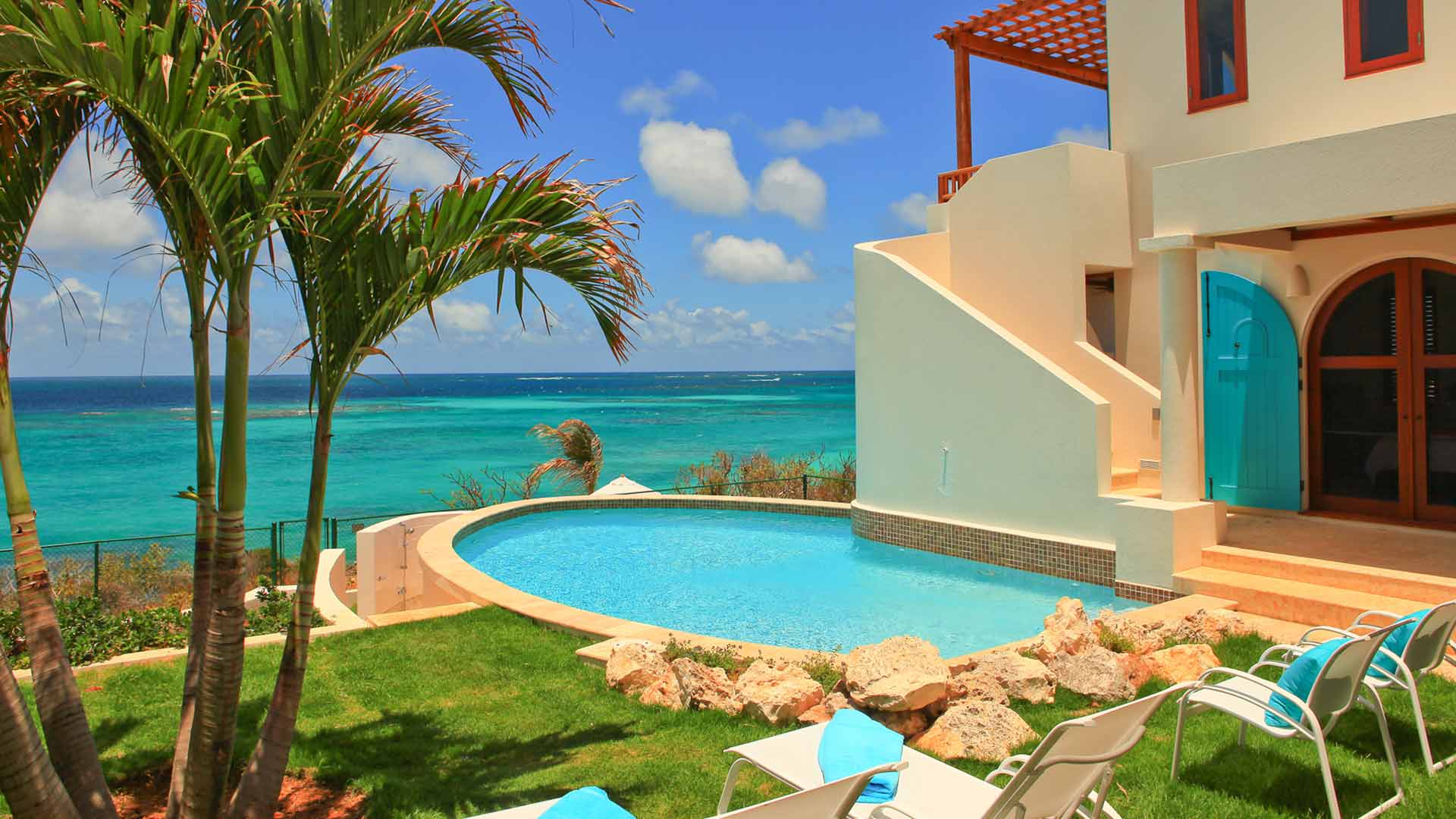 Black Pearl Villa is on Shoal Bay Beach, one of Anguilla's most famous beaches.